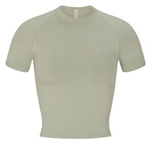 NWT Skims New Vintage CROPPED RAGLAN HIGH NECK T-SHIRT